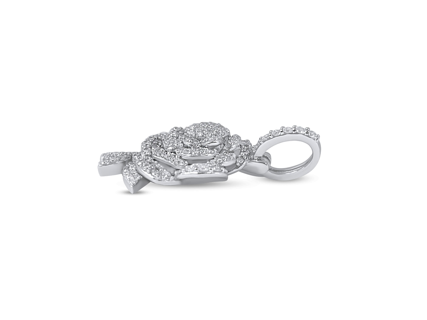 Rose Moissanite Pendant