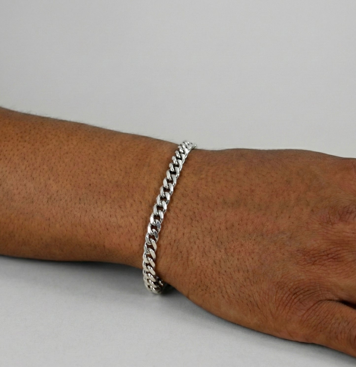 6MM Miami Cuban Bracelet In 18K White Gold