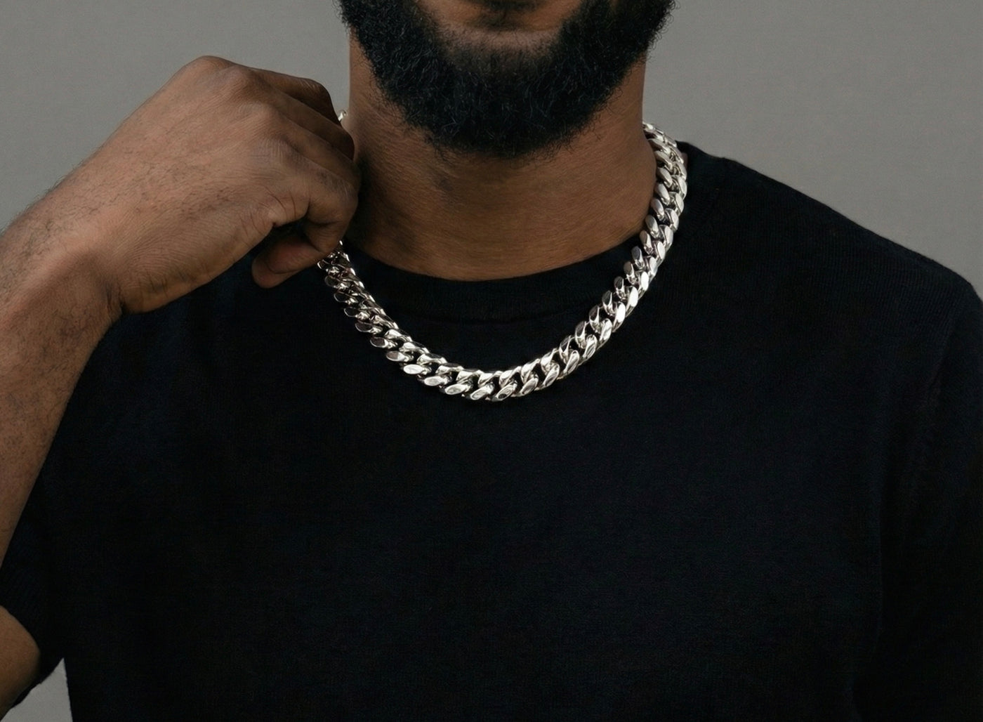 16MM Miami Cuban Chain In 18K White Gold