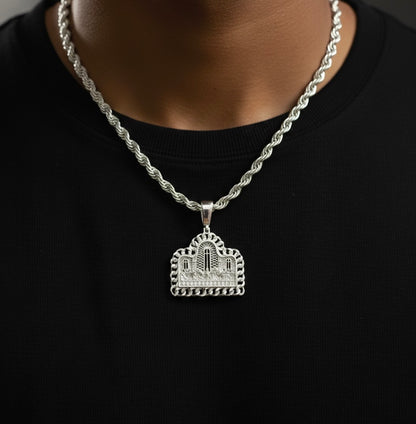 Arch Last Supper Moissanite Pendant