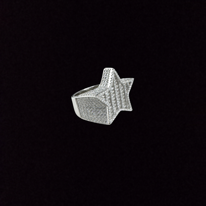 Baguette Star Moissanite Ring