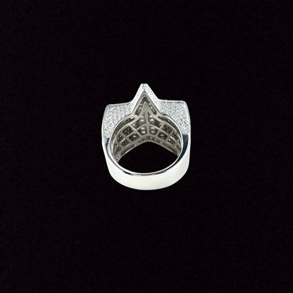 Baguette Star Moissanite Ring