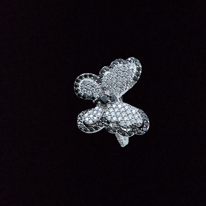 Butterfly Moissanite Ring
