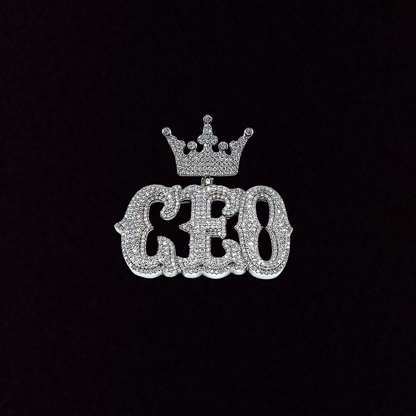 King CEO Moissanite Pendant