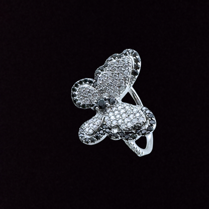 Butterfly Moissanite Ring