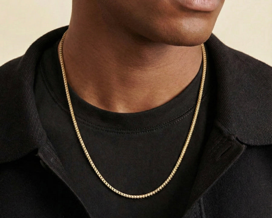 3MM Franco Chain In 18K Yellow Gold