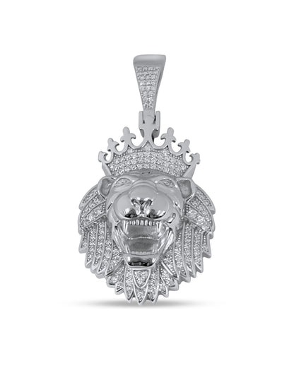 King Lion Moissanite Pendant