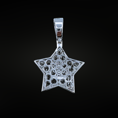 Stacked 5 Point Star Pendant