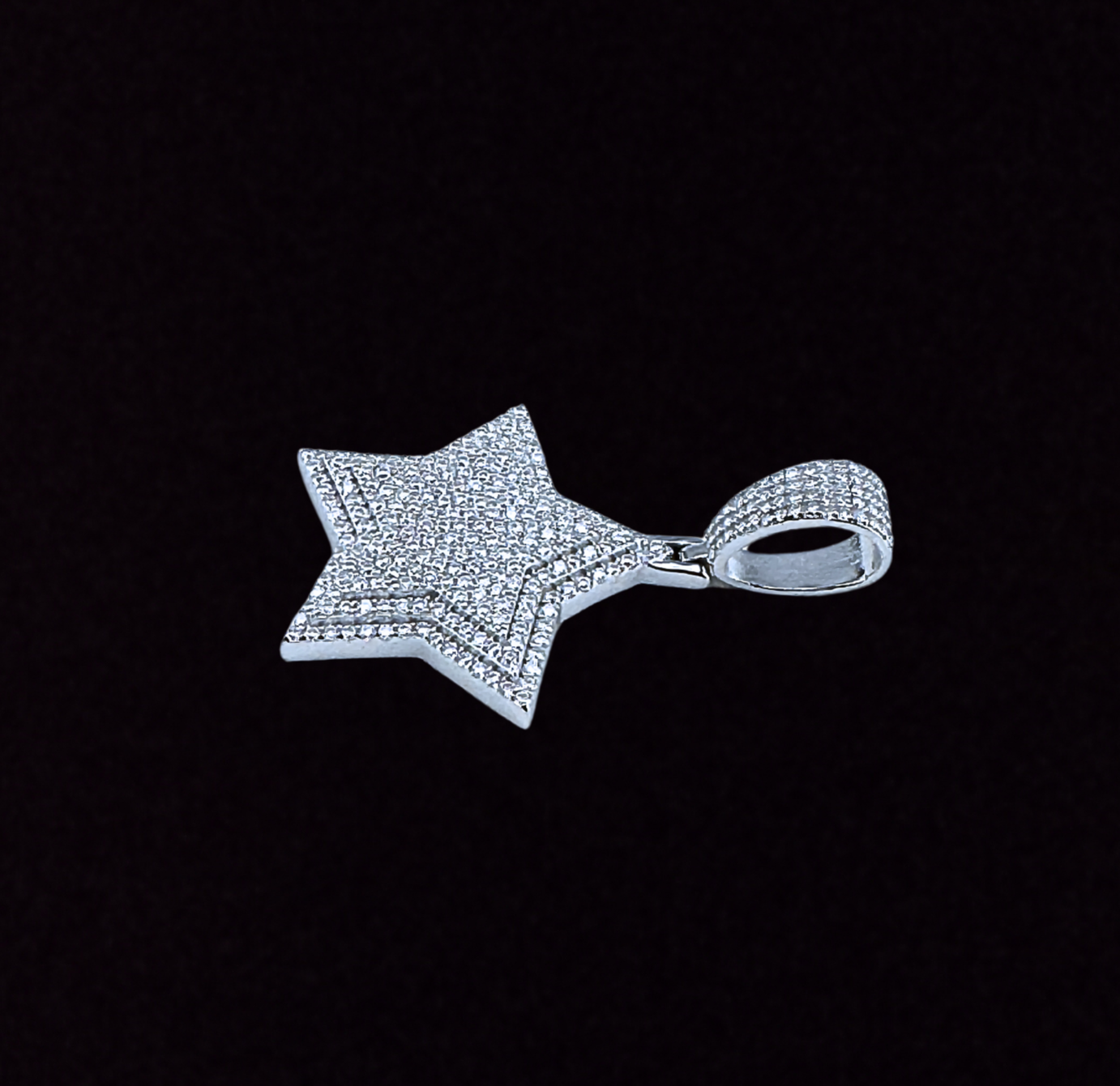 Stacked 5 Point Star Pendant