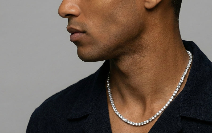 5MM Moissanite Diamond Tennis Chain