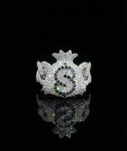 Money Bag Cuban Moissanite Ring