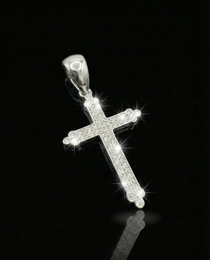 Moissanite Cross Pendant