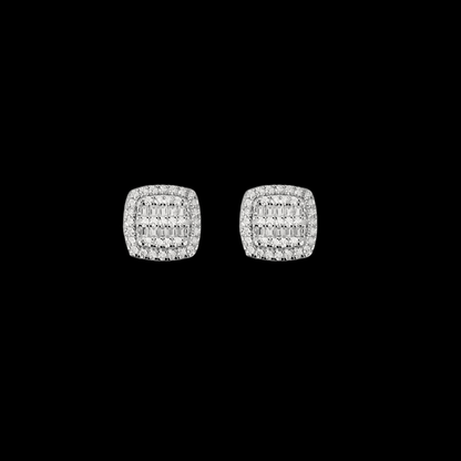 Baguette Square Moissanite Earrings