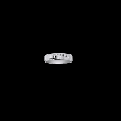 Cross Wave Diamond Cut Band