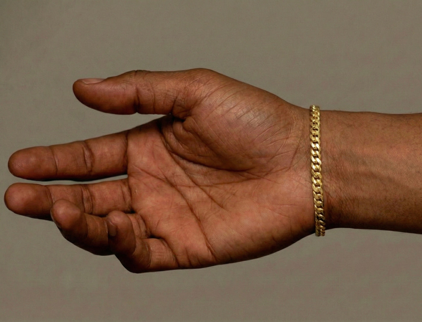 5MM Miami Cuban Bracelet In 18K Yellow Gold