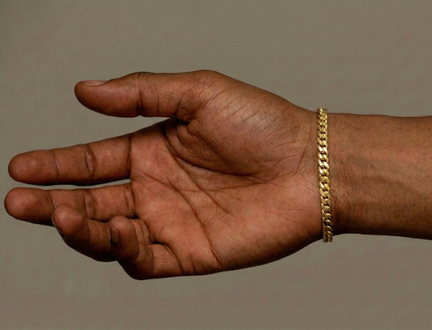 5MM Miami Cuban Bracelet In 18K Yellow Gold