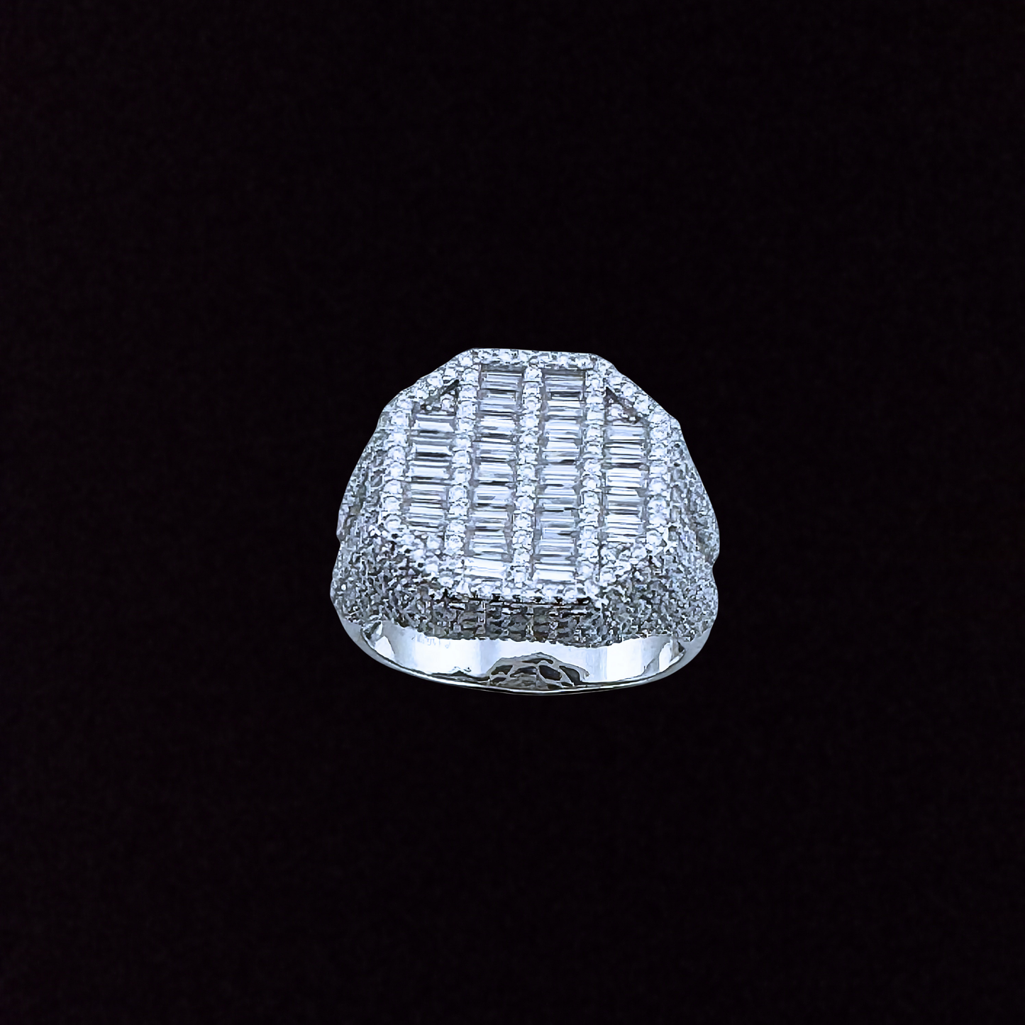 Octagon Championship Moissanite Ring