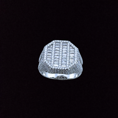 Octagon Championship Moissanite Ring