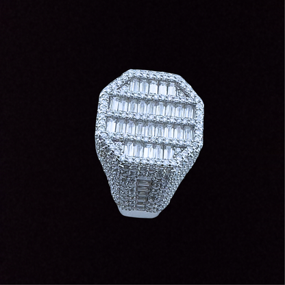 Octagon Championship Moissanite Ring