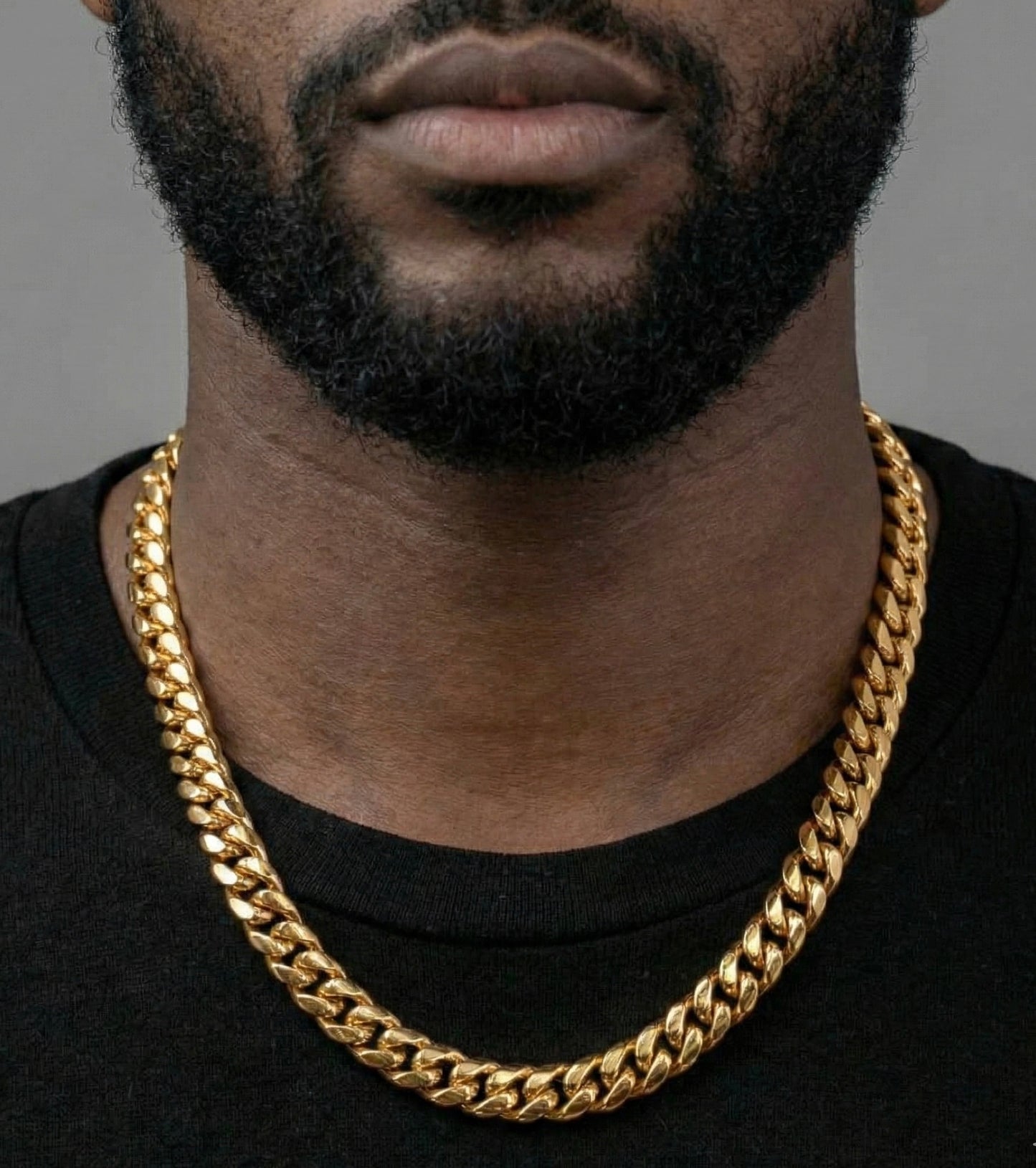 14MM Miami Cuban Chain In 18K Yellow Gold