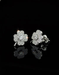Clover Moissanite Earrings