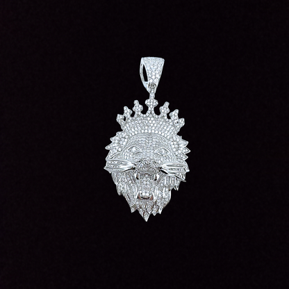 King Lion Moisanite Pendant