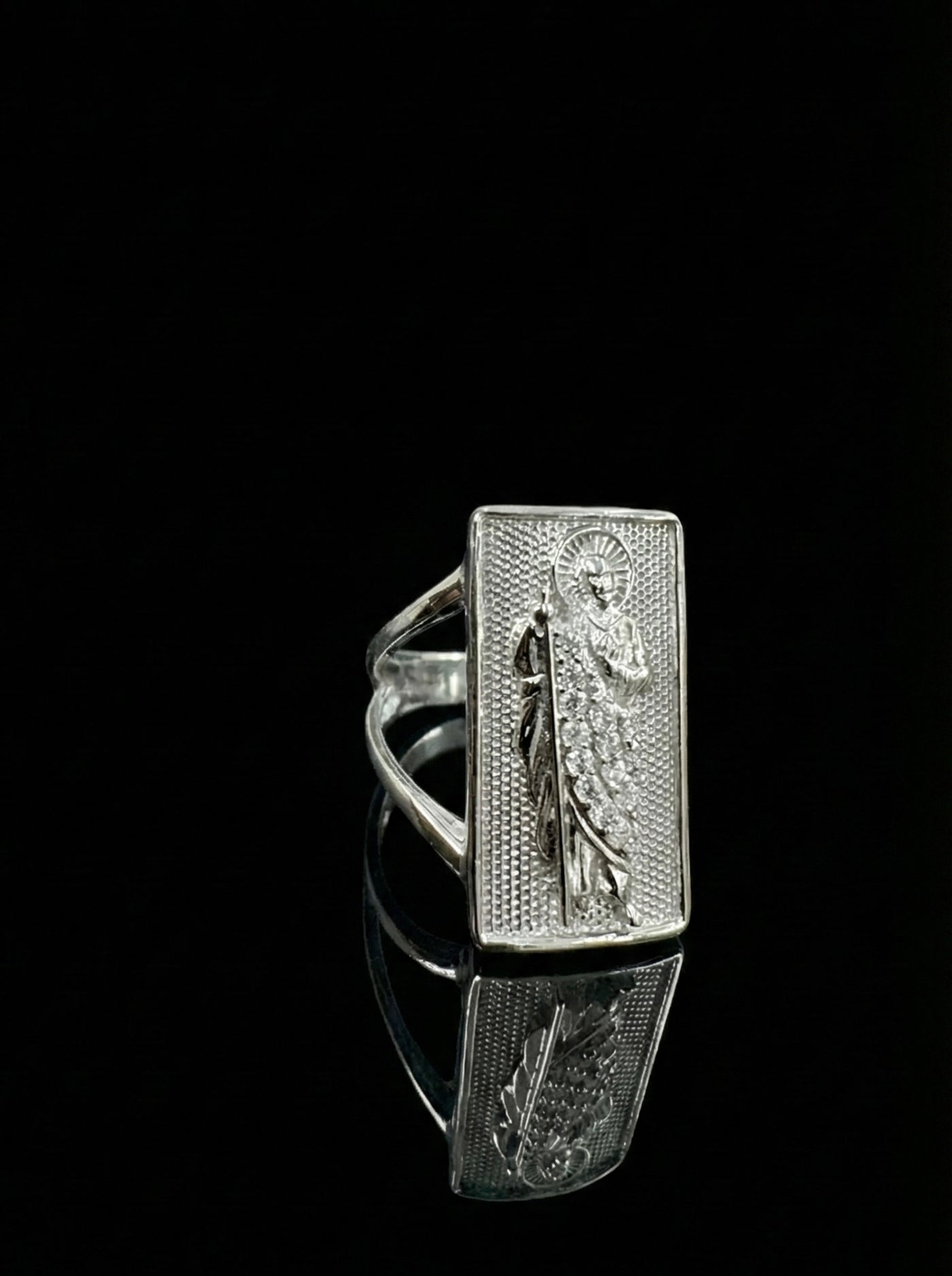 Saint Jude Rectangle Ring