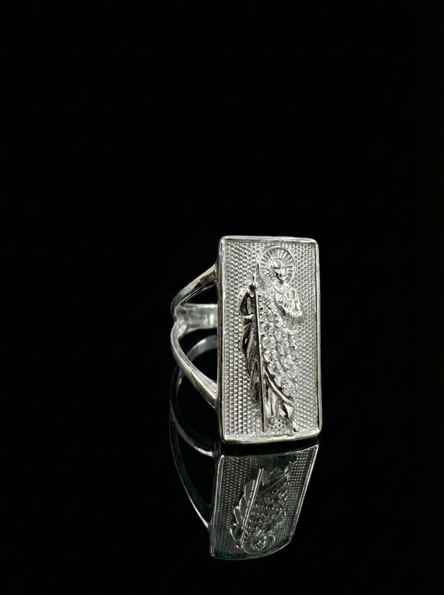Saint Jude Rectangle Ring