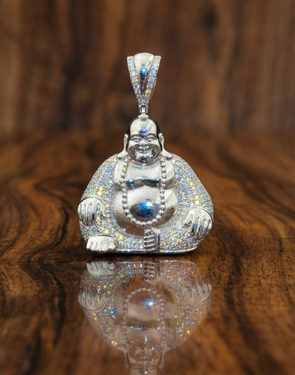 Lucky Buddha Moissanite Pendant