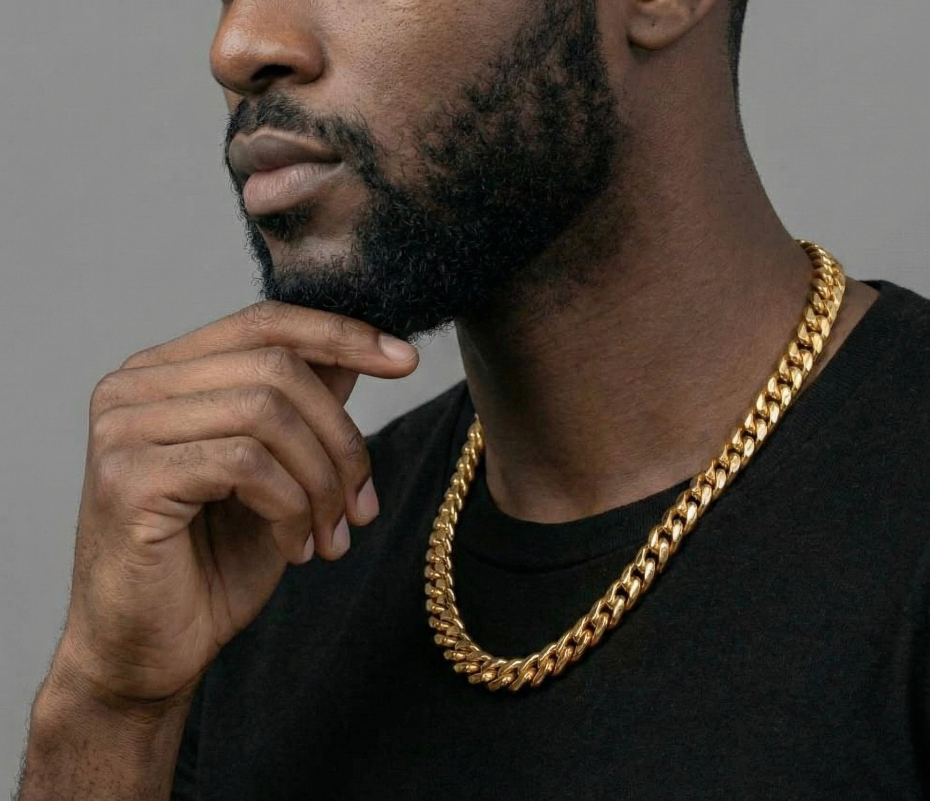 14MM Miami Cuban Chain In 18K Yellow Gold