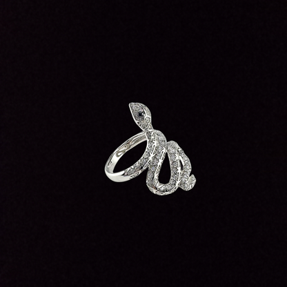 Moissanite Snake Ring