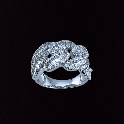 Moissanite Cuban Ring
