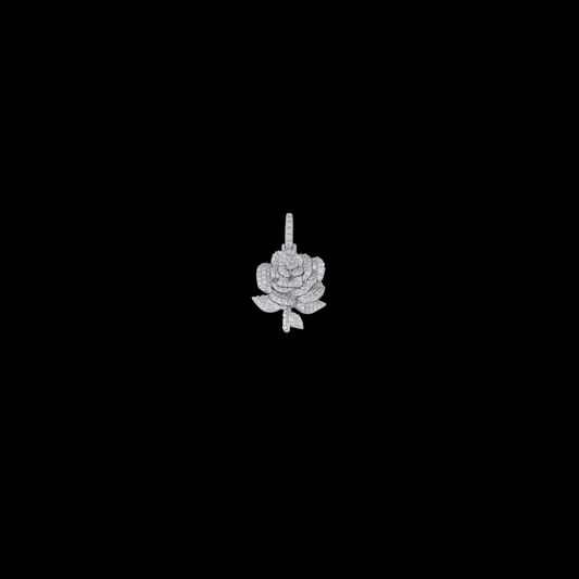 Rose Moissanite Pendant