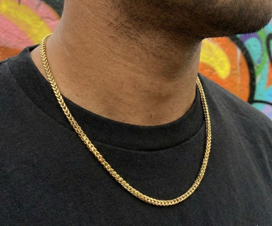 4MM Franco Chain In 18K Yellow Gold