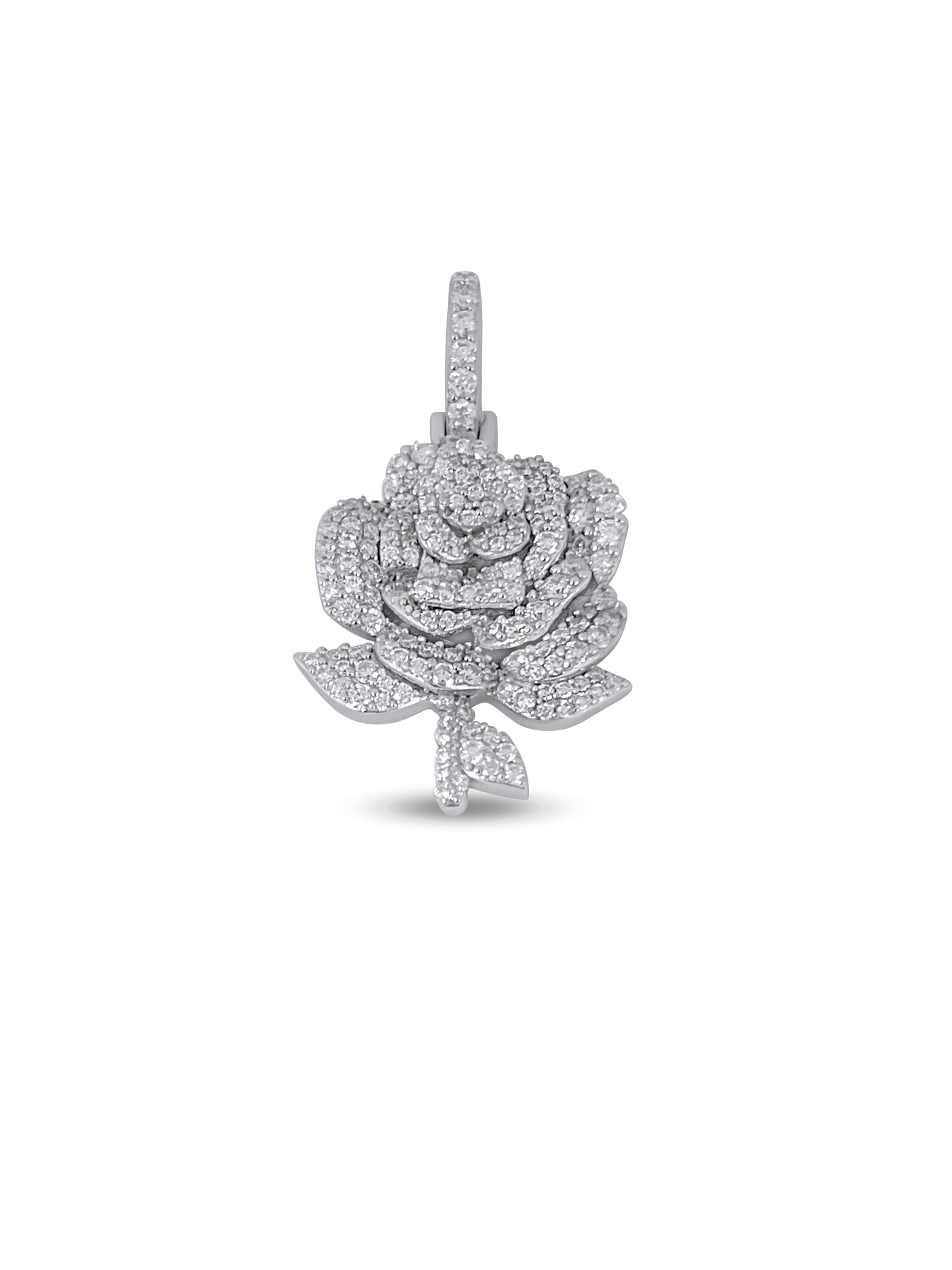 Rose Moissanite Pendant