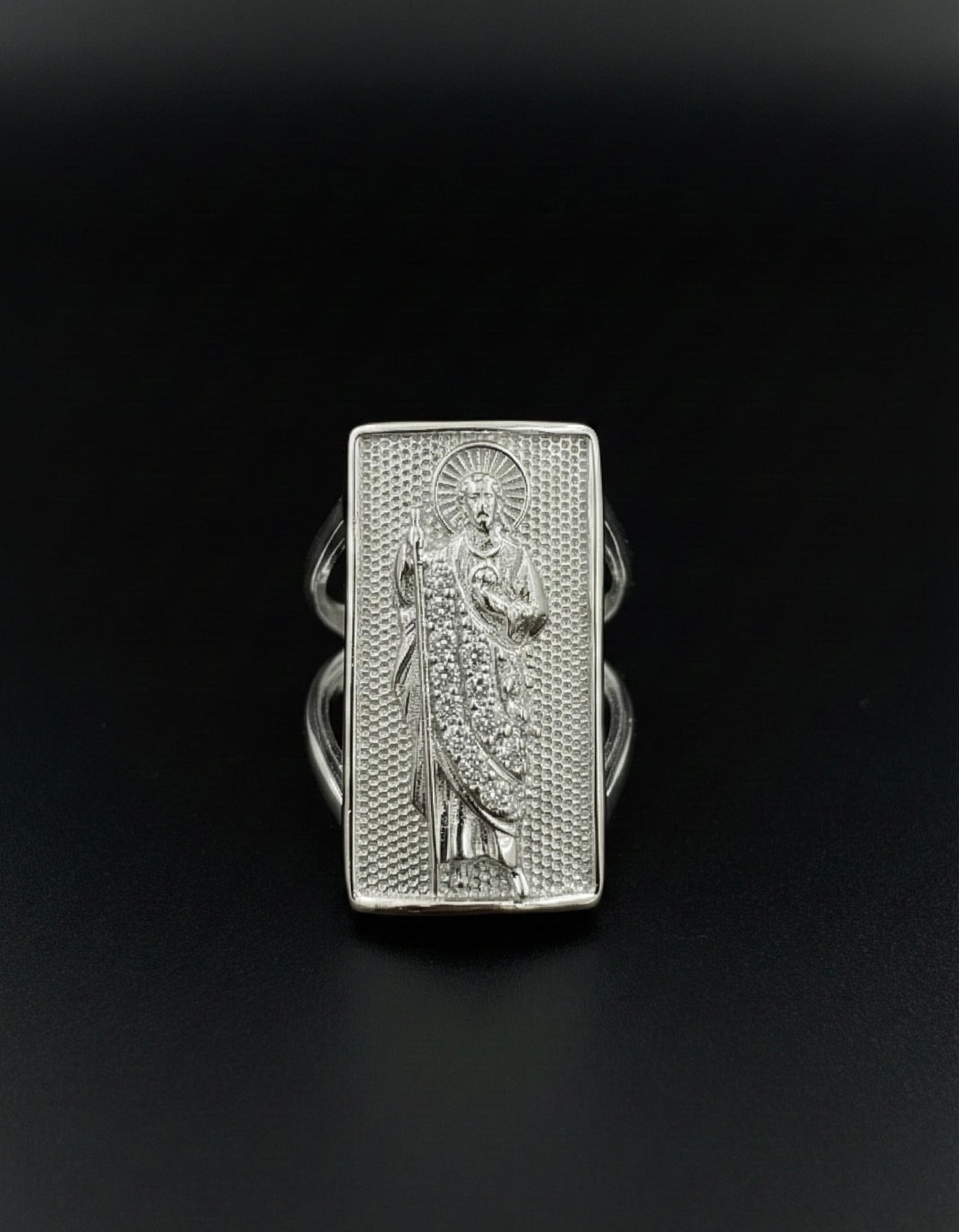 Saint Jude Rectangle Ring