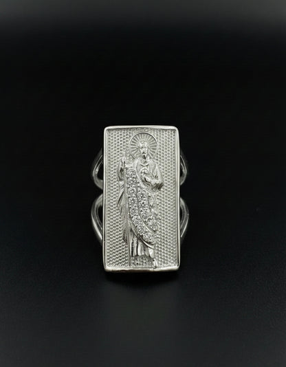 Saint Jude Rectangle Ring