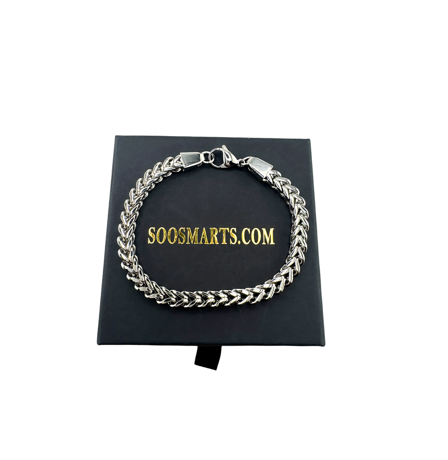 Franco Bracelet in 18K White Gold