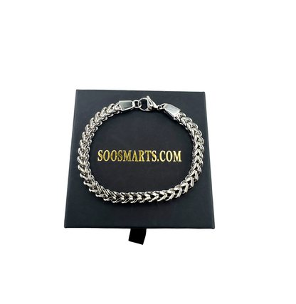 Franco Bracelet in 18K White Gold
