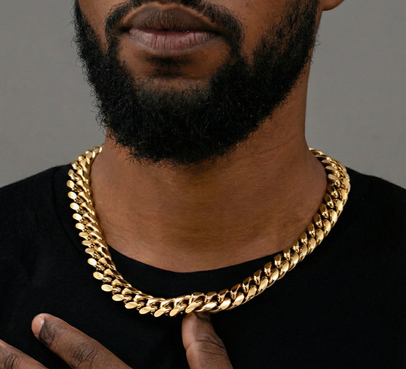 MIAMI Cuban Link in 18K Yellow Gold Necklace