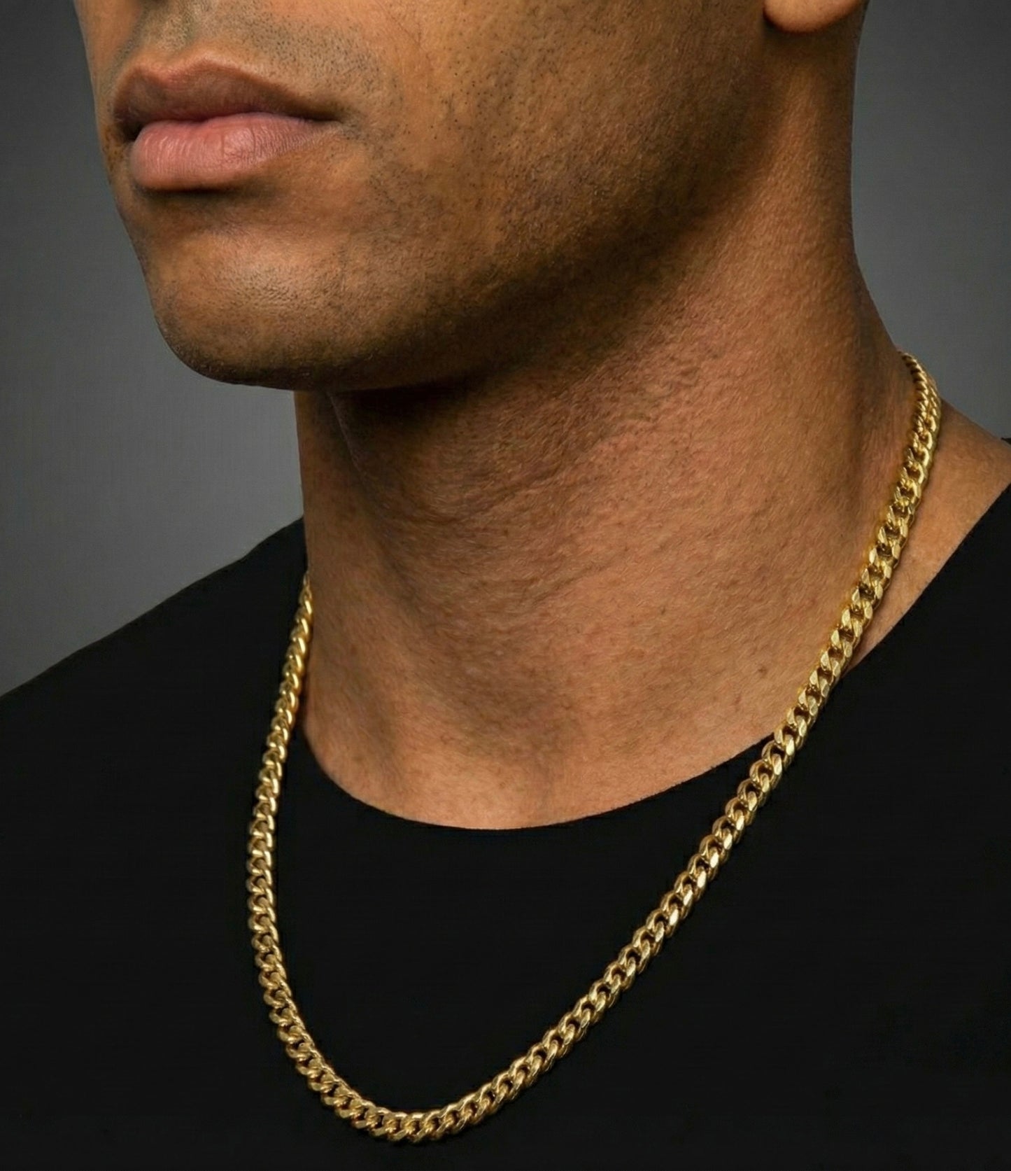 6MM Miami Cuban Chain In 18K Yellow Gold