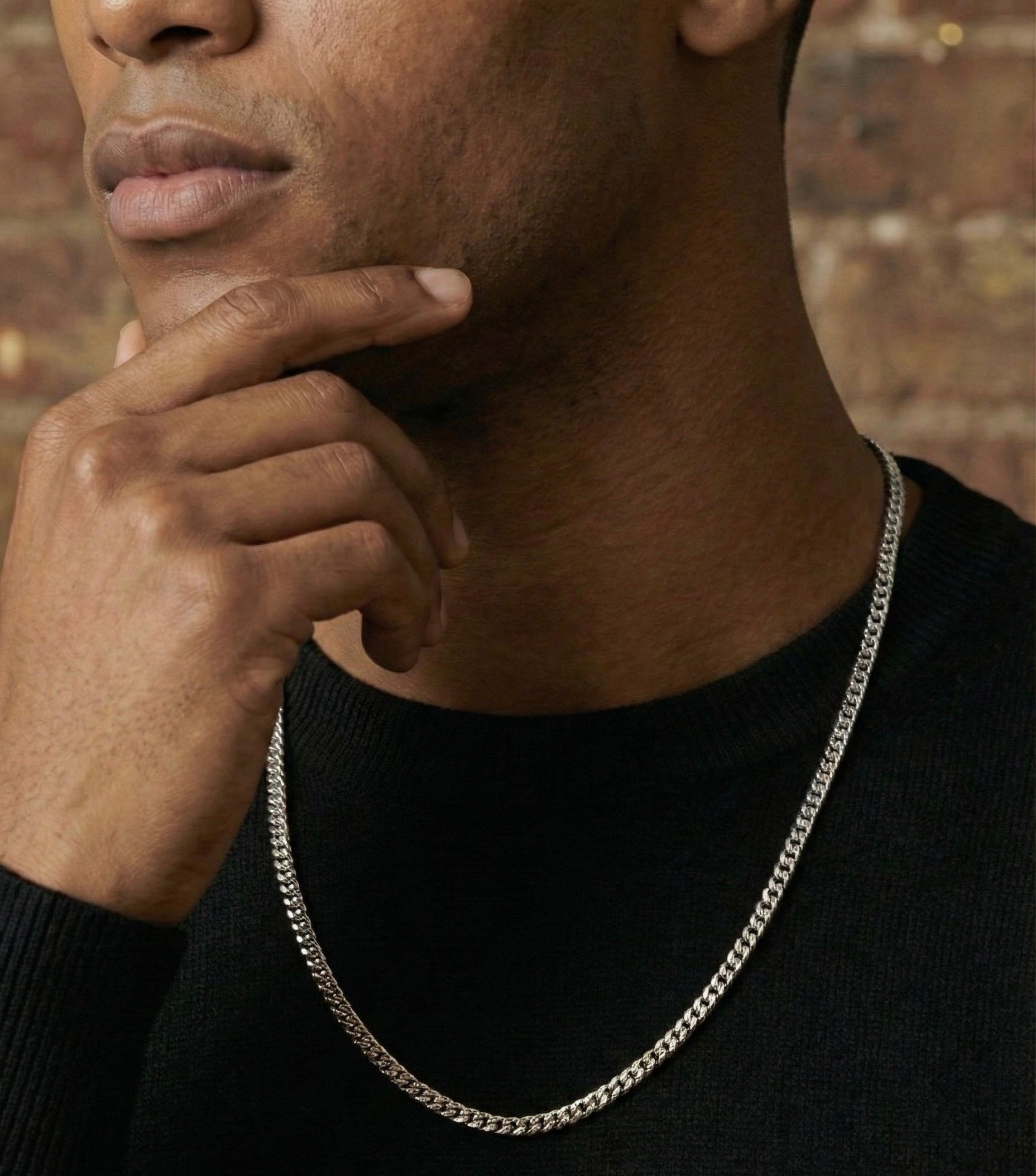 5MM Miami Cuban Chain In 18K White Gold