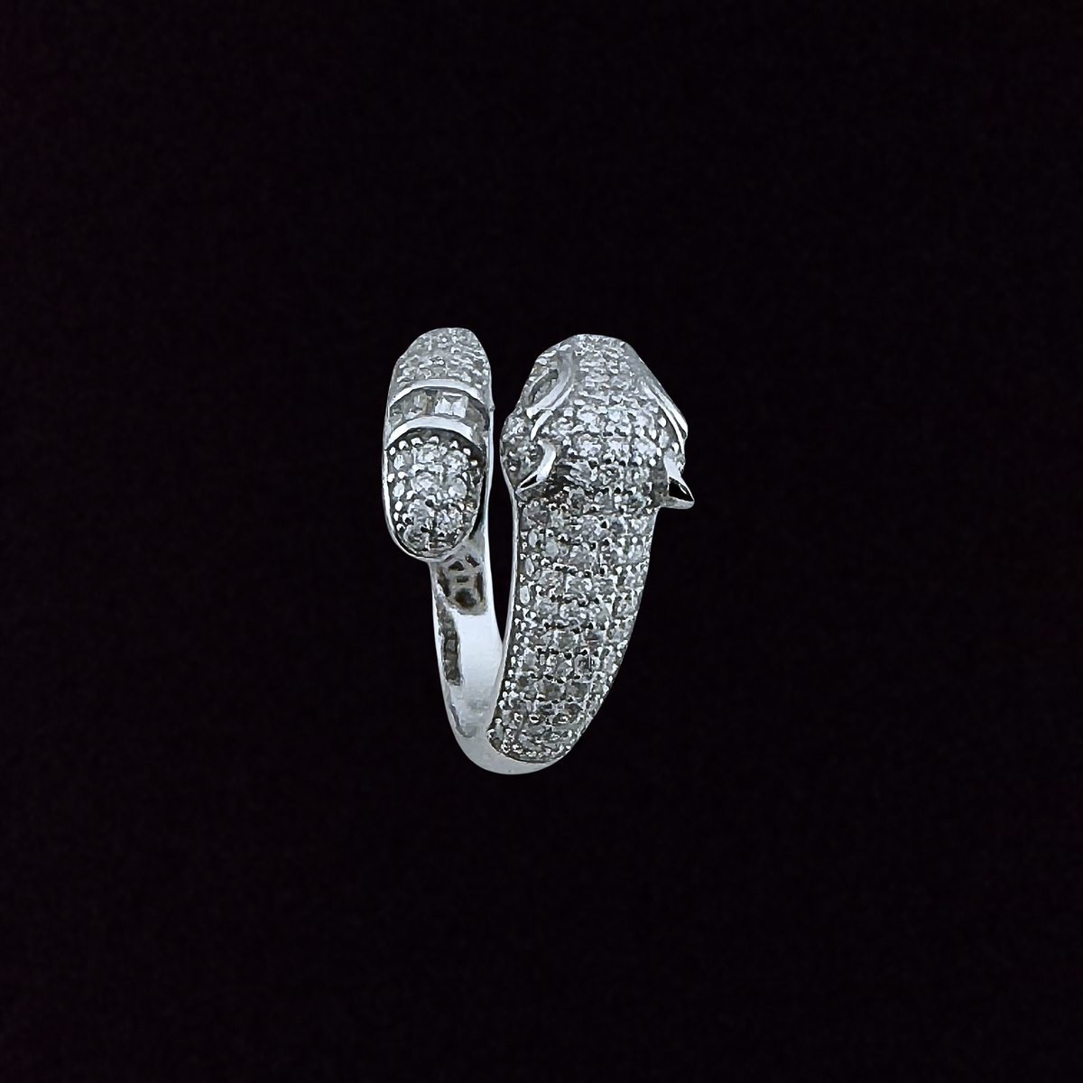 Moissanite Panther Band
