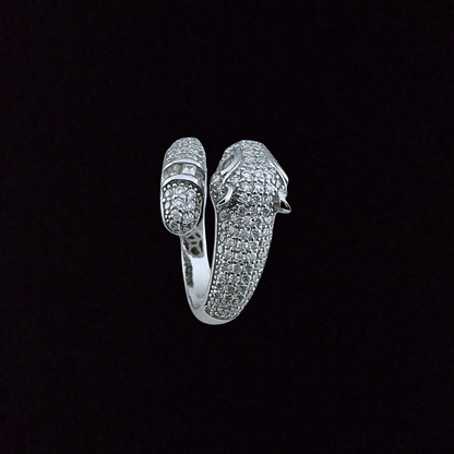 Moissanite Panther Band