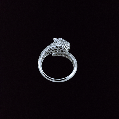 Moissanite Panther Band