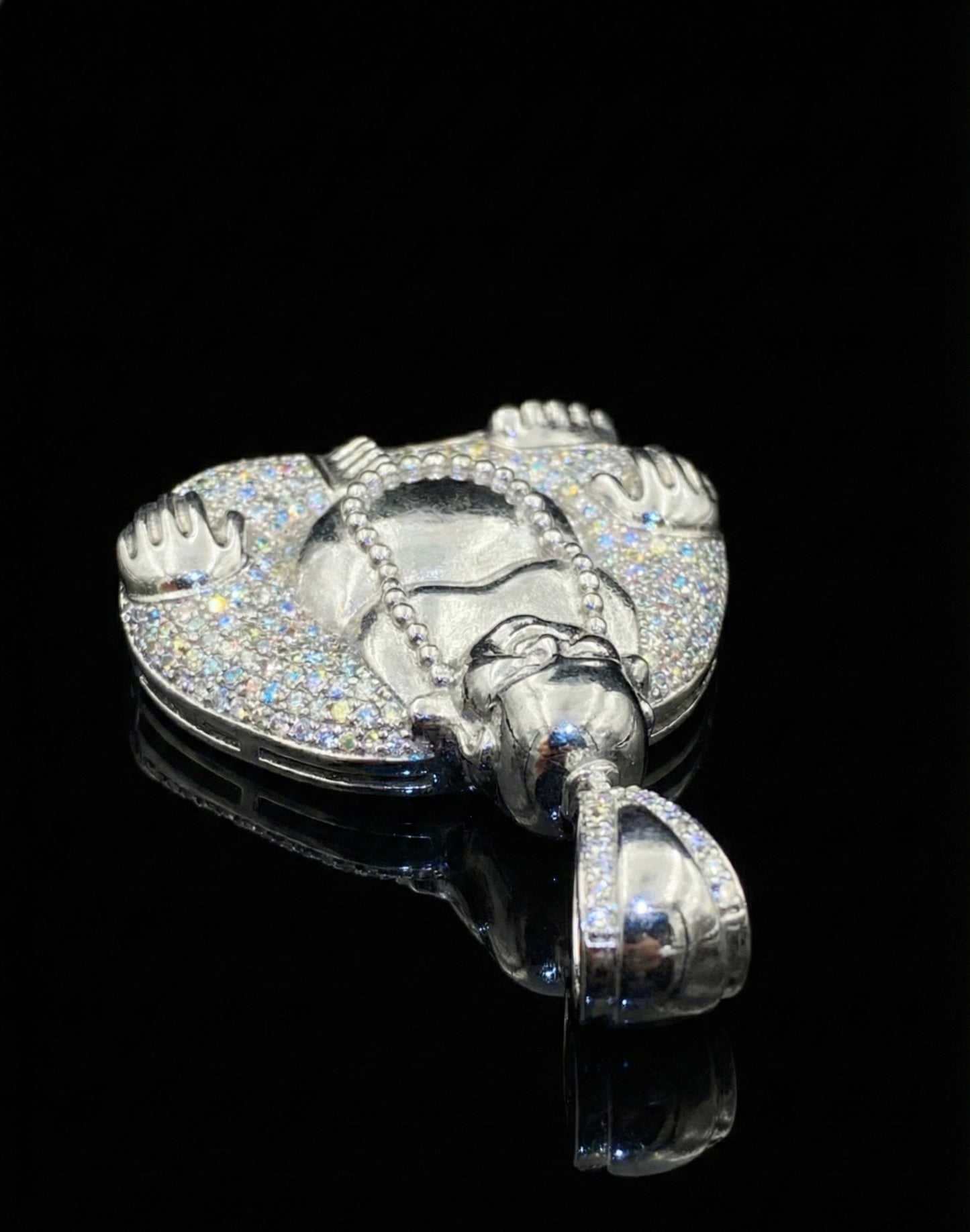 Lucky Buddha Moissanite Pendant