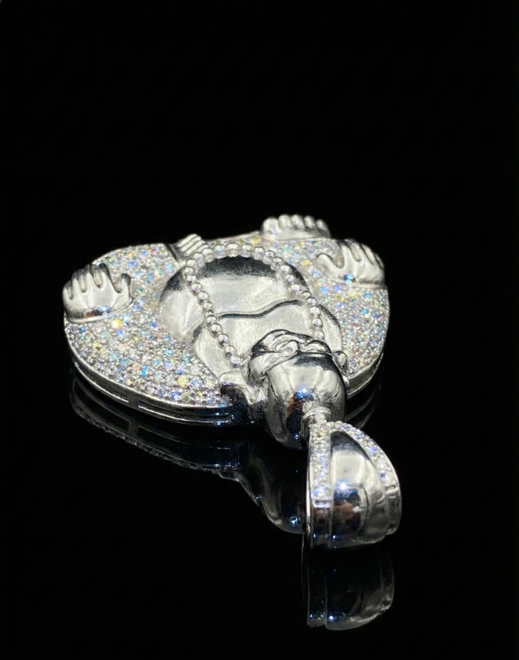 Lucky Buddha Moissanite Pendant