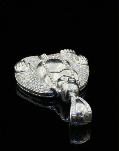 Lucky Buddha Moissanite Pendant