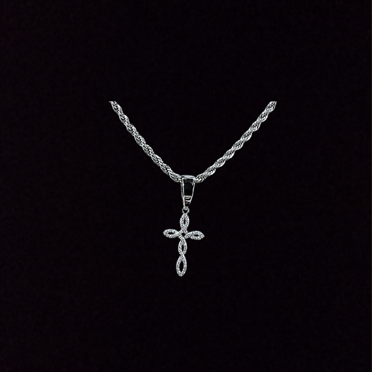 Micro Infinity Cross Pendant