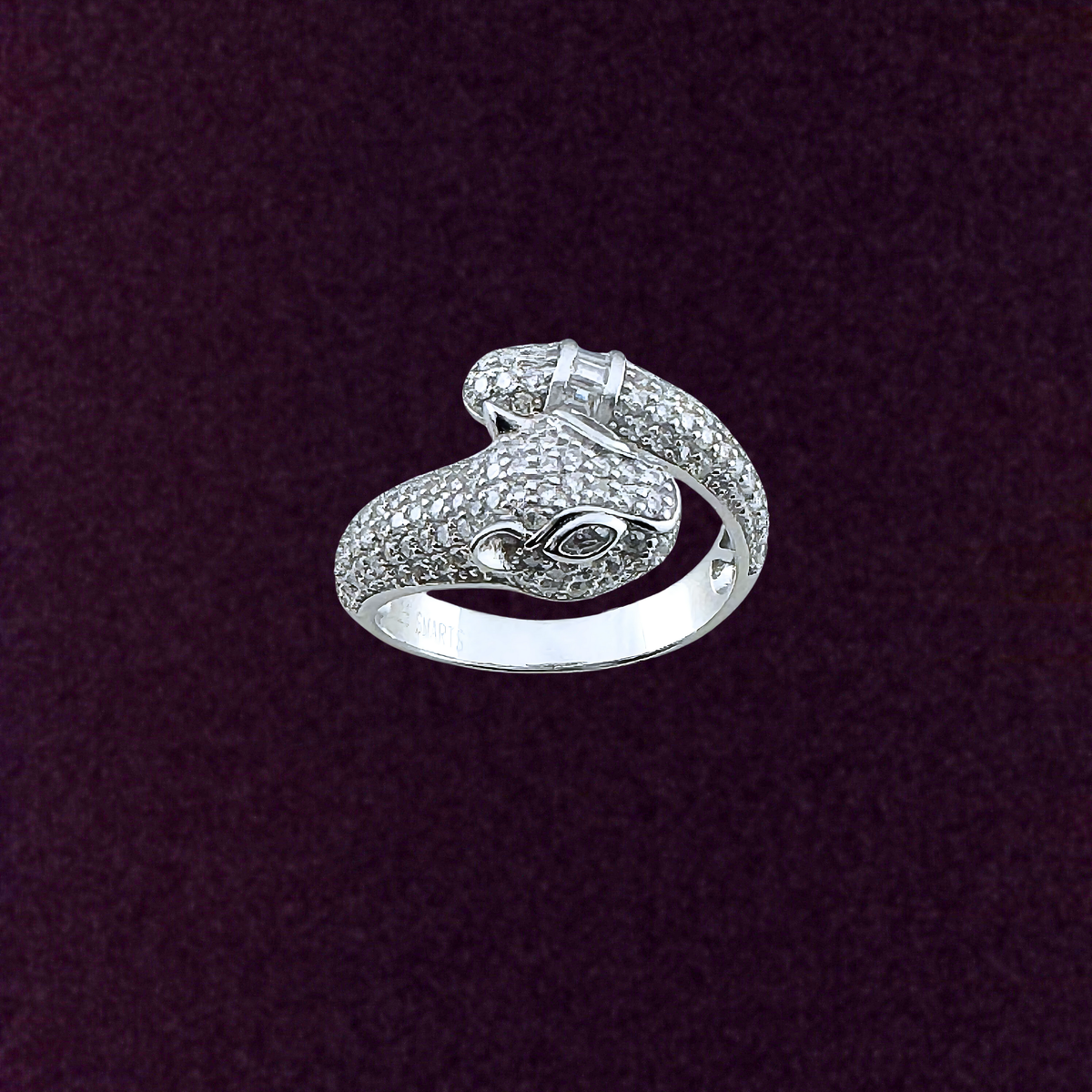Moissanite Panther Band